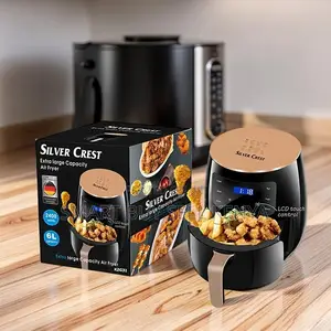 Fast- Cooking Silver Crest 4/5/6/8l Touch Screen Digital Air Fryer