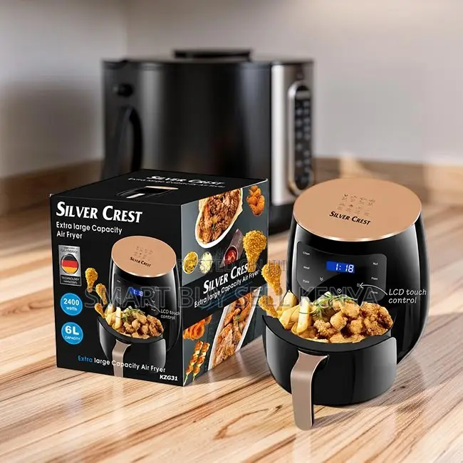 Fast- Cooking Silver Crest 4/5/6/8l Touch Screen Digital Air Fryer
