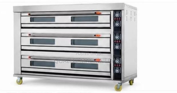 Efficient 3deck 9trays Premier Electric Oven