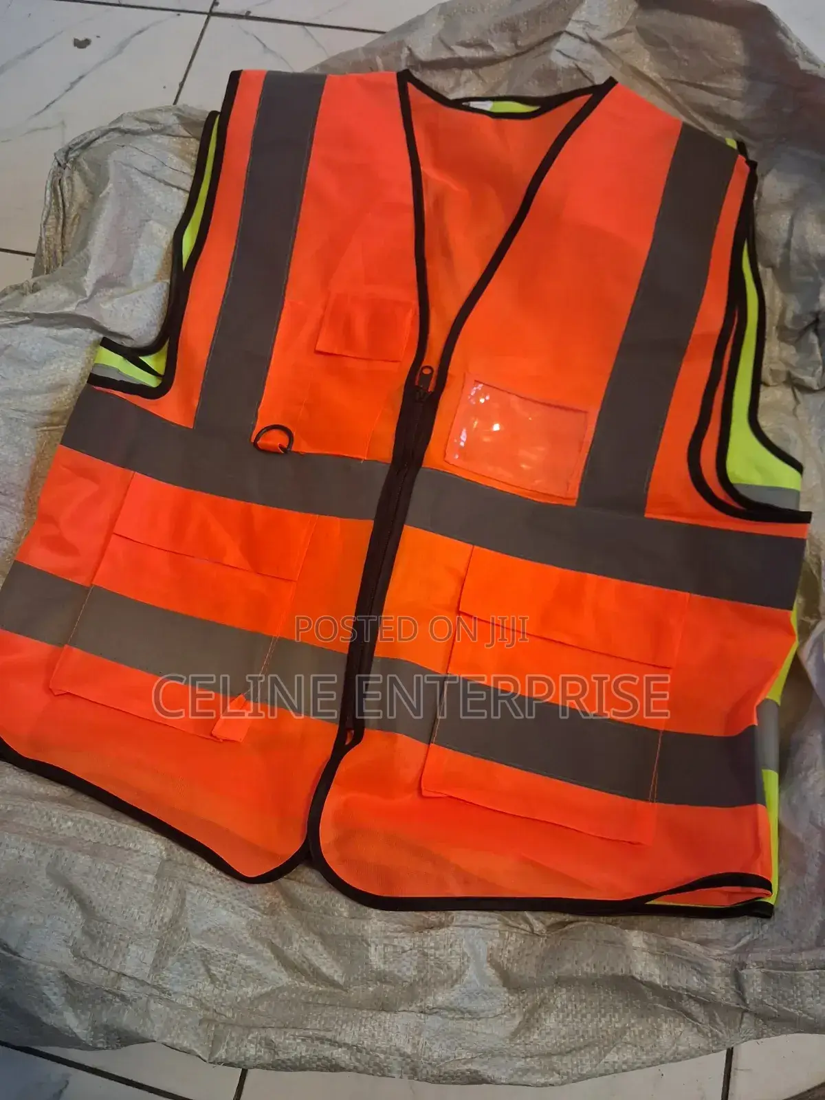 Executive Reflective Safety Vest With Zipper