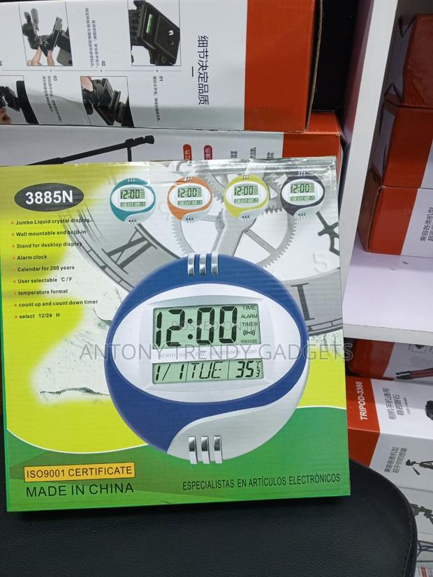 Kadio 3885N Multifunction LCD Clock With Alarm Timer - thumbnail 2