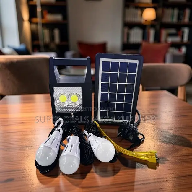 Powerful Durable Dat at 168 Solar Home Lighting System Kit