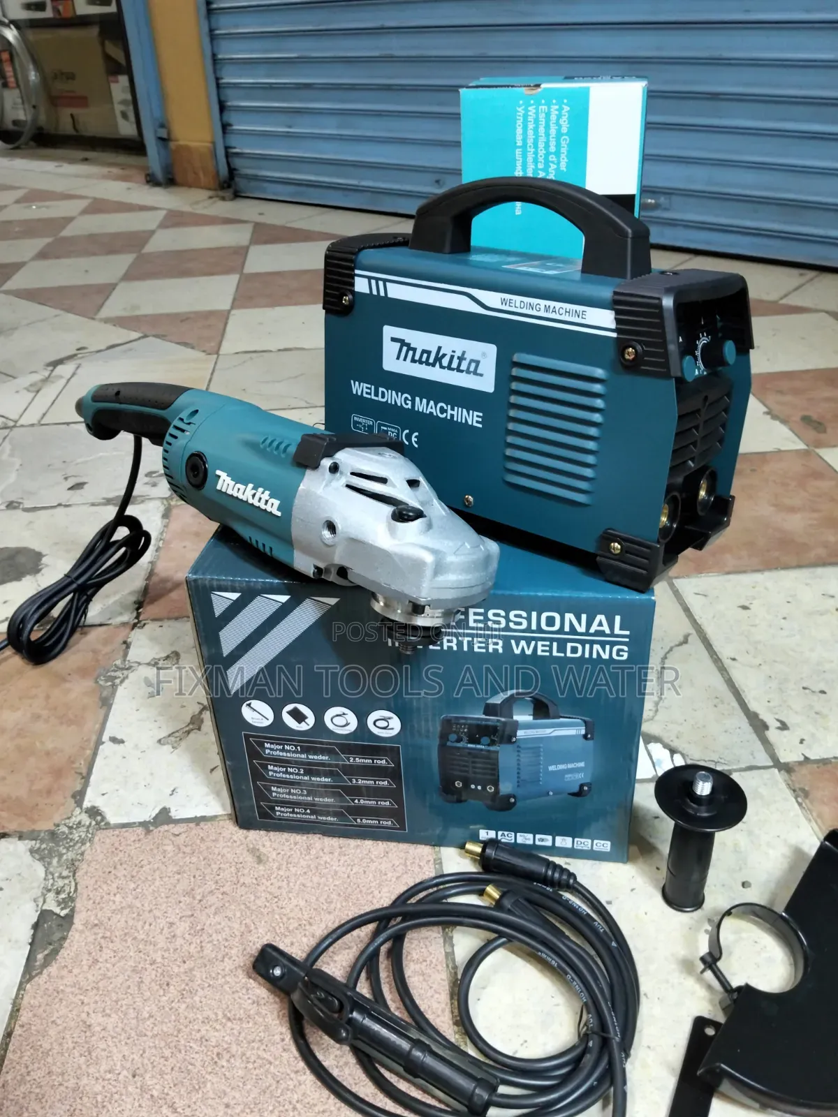 Fabrication Welding and Angle Grinder Set Mma 500A
