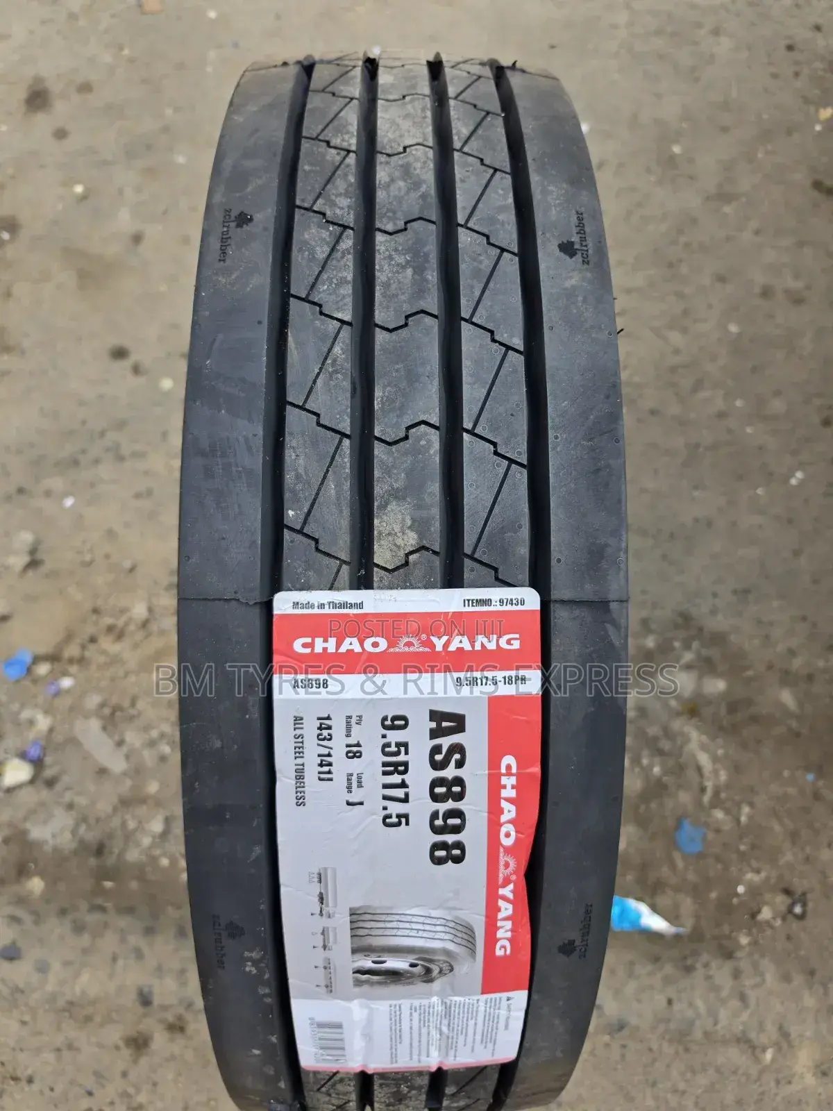 9.5 R17. 5 Chaoyang Tires (Highway) Thailand.
