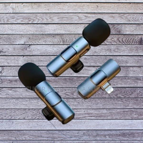 Ultra-Clear Mini Lapel Lavalier Dual Wireless Microphone