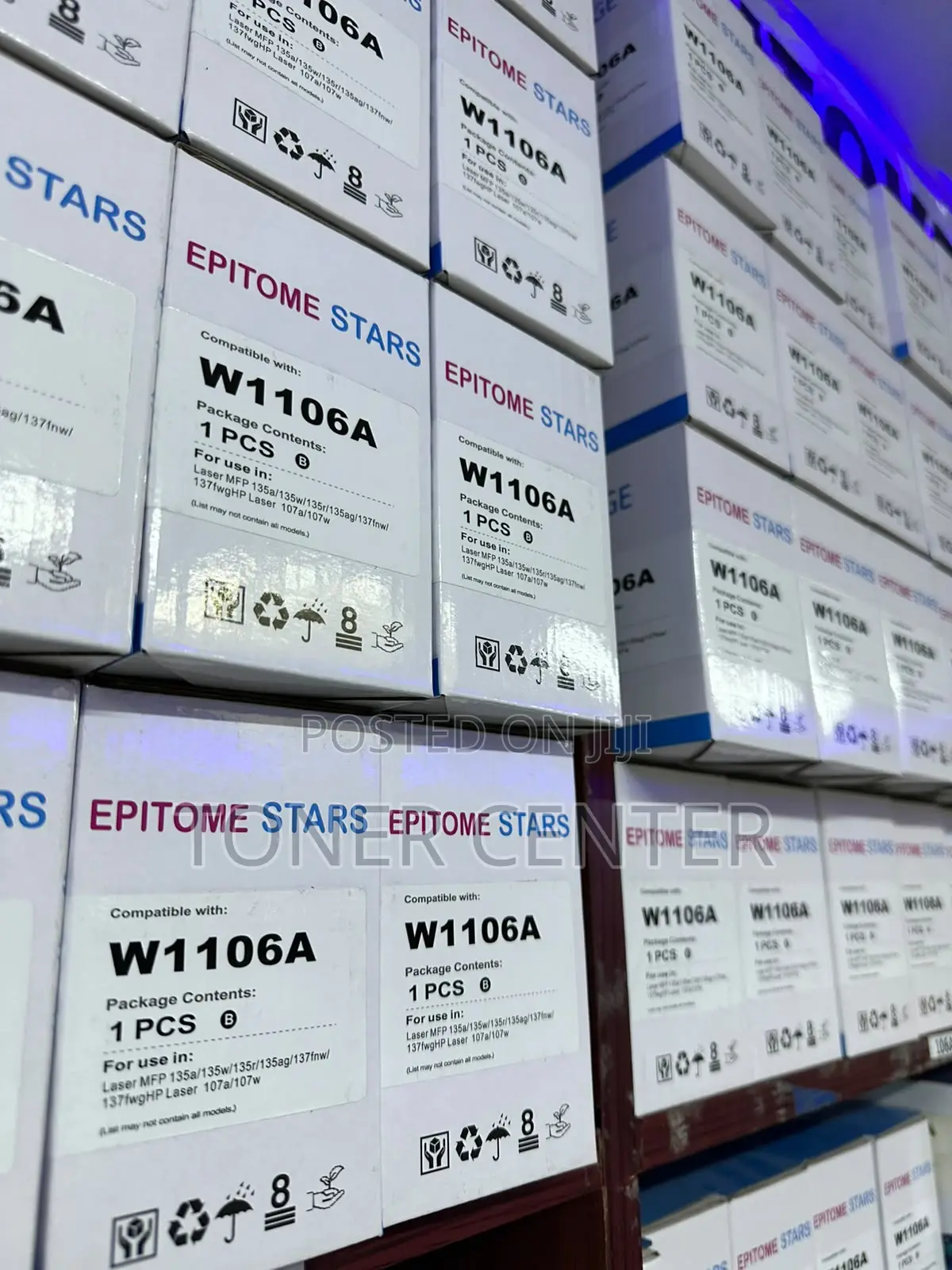Epitome Stars HP 106A (W1106A) Black Toner Cartridge