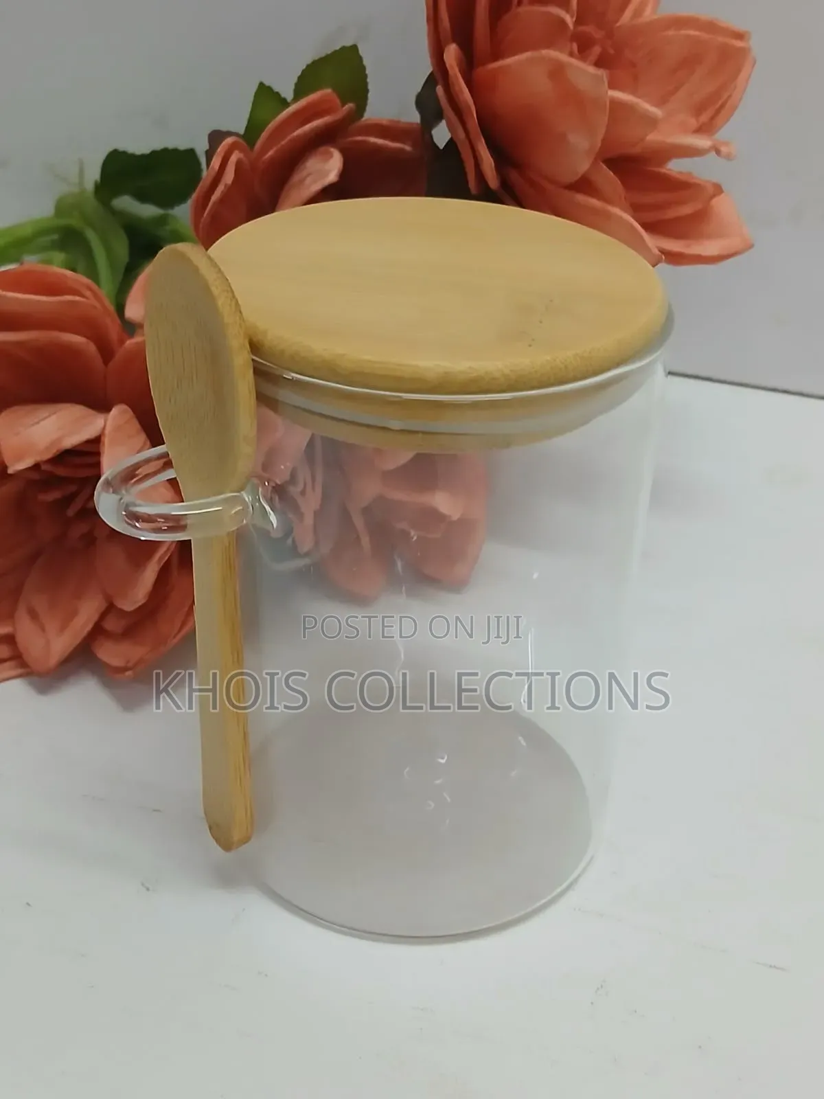 Glass Storage Jar With Bamboo Lid