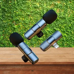 Fast Pairing Mini Lapel Lavalier Dual Wireless Microphone