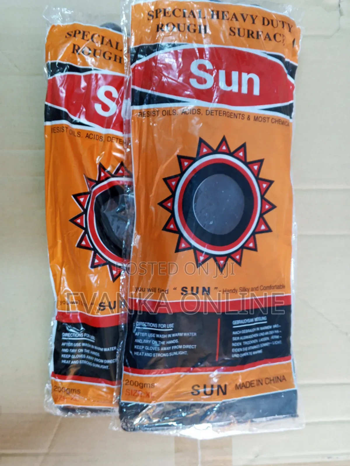 High Quality Industrial Gloves/Rough Surface - 200gms