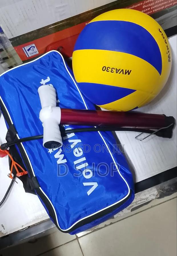 Mikasa Net , MVA330 Volleyball and a Free Ballpump