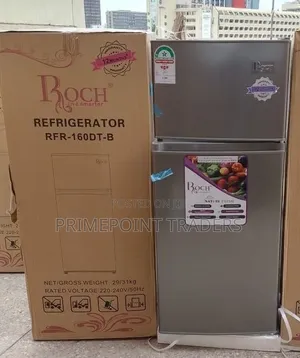 Roch 128litres Capacity RFR-160DT-B Double Door Refrigerator