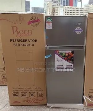 Roch 128litres Capacity RFR-160DT-B Double Door Refrigerator