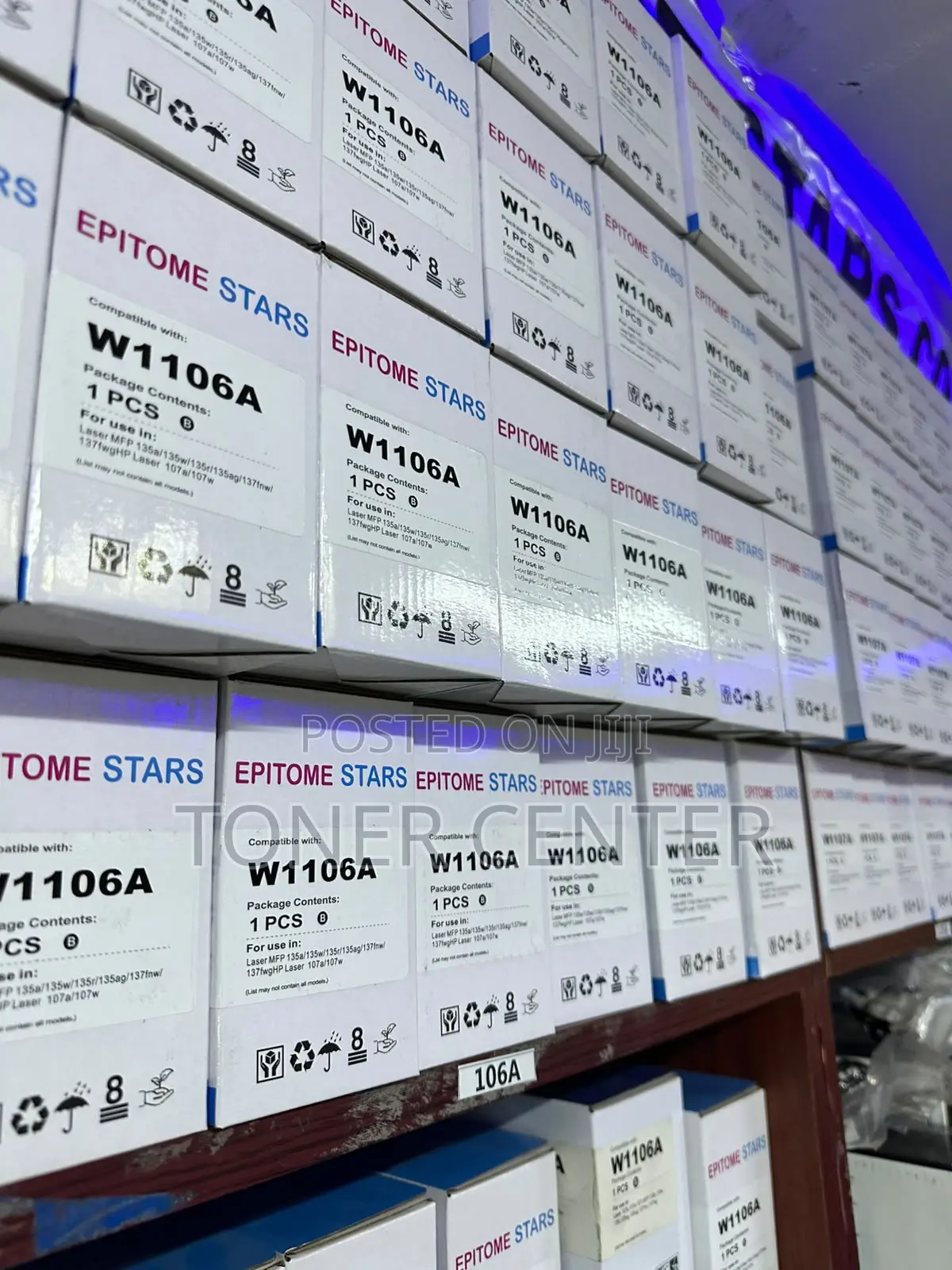 Epitome Stars HP 106A (W1106A) High-Quality Black Toner