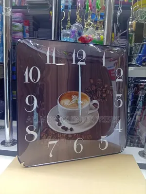 Beautiful Glass Top Wall Clock