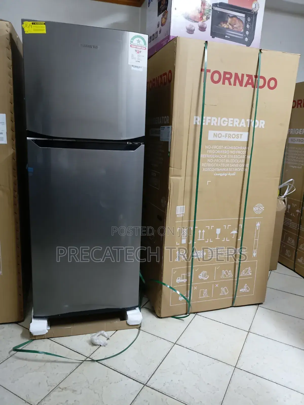 Tornado 304L Inverter Refrigerator – Silver