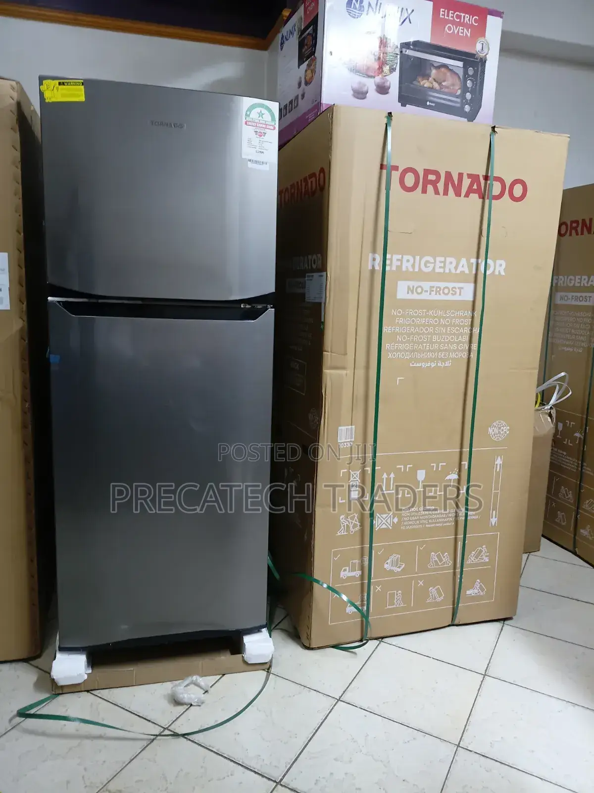 Tornado 304L Inverter Refrigerator – Silver
