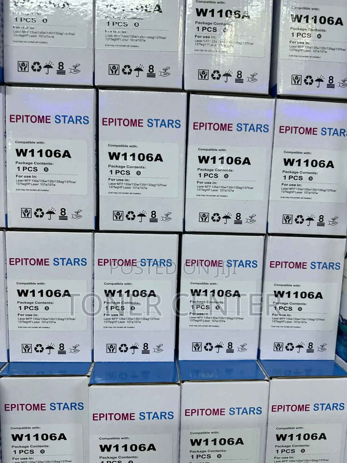 Epitome Stars HP 106A High-Performance Black Toner Cartridge