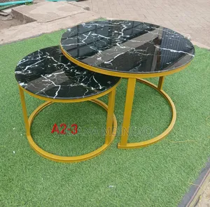 Marble Nesting Coffee Table (Glass Effect)