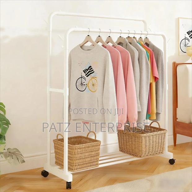 Double Pole Clothing Rack (L*W *H) 110 X 40 X 150cm