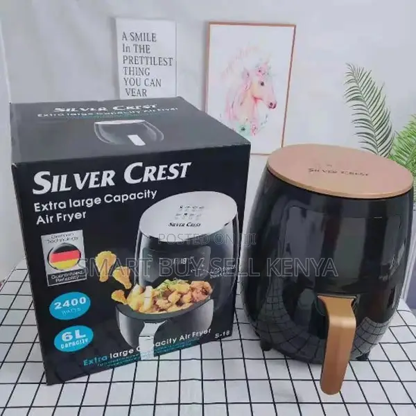 High-Performance Silver Crest 4/5/6/8l Touch Screen Digital Air Fryer
