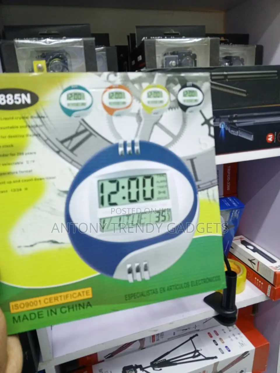 Kadio 3885N Desktop Digital Clock With Calendar Alarm