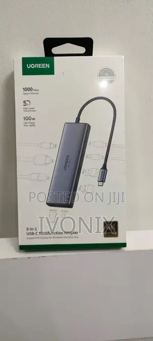 "Ugreen 9-in-1 USB-C Multifunction Adapter - CM498