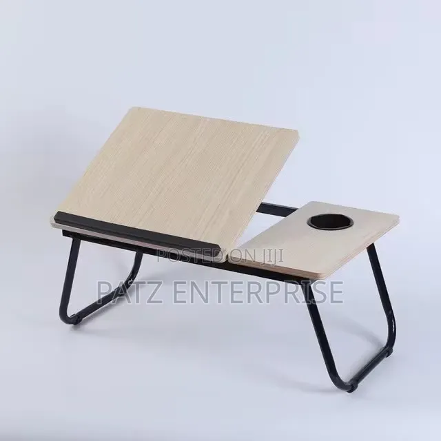 Adjustable Tilting Laptop Folding Table Stand Desk With Foldable Legs