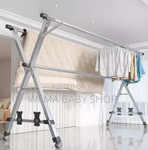 Telescopic/Retractable Foldable Stainless Steel Cloth Drying Rack