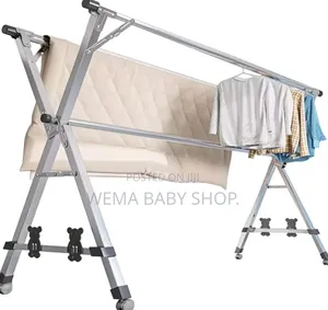 Telescopic/Retractable Foldable Stainless Steel Cloth Drying Rack