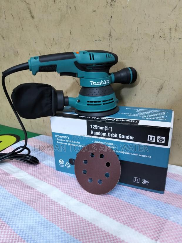 Top Makita Random Orbital Sander With Disc 550 Watts - thumbnail 2