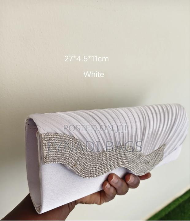 Silk Pleated Evening Clutch