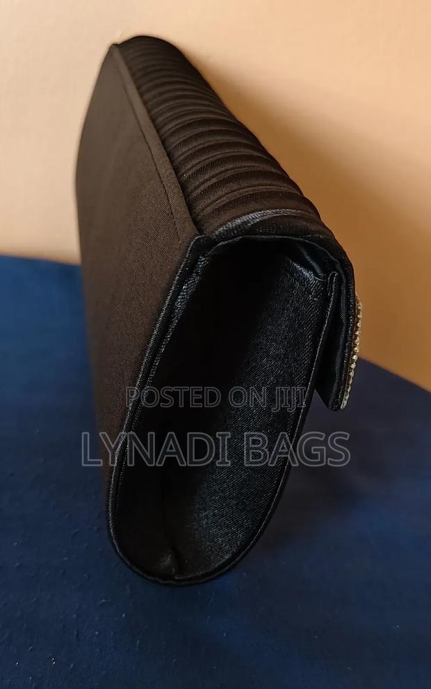 Silk Pleated Evening Clutch - thumbnail 5