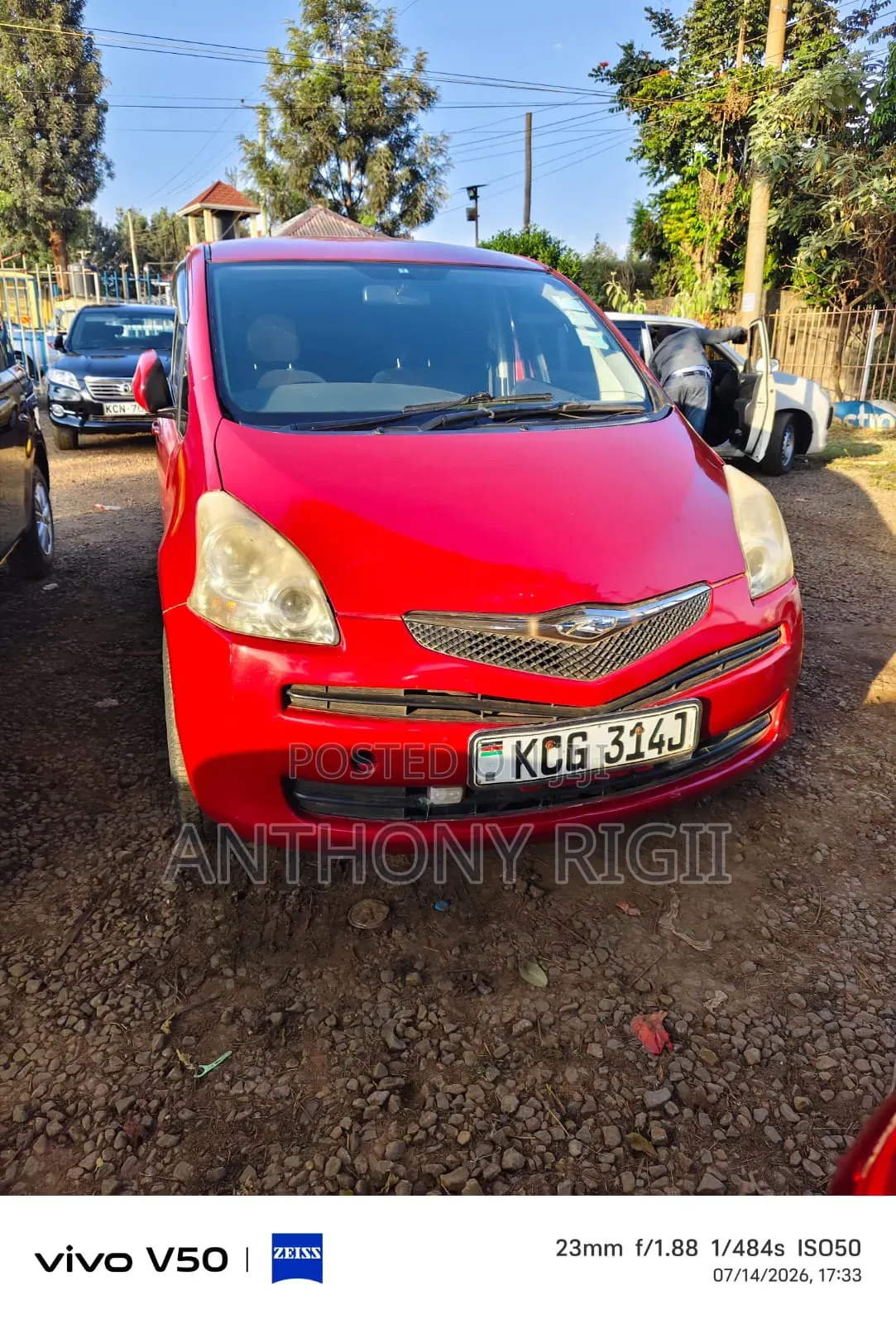 Toyota Ractis 1.5 FWD 2010 Red