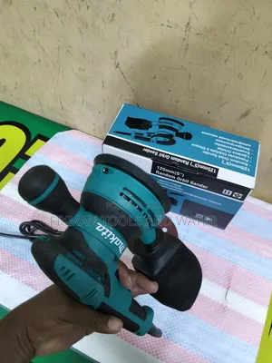 Wood MAKITA ROTARY SANDER SET 550 WATTS and Sanding Pads