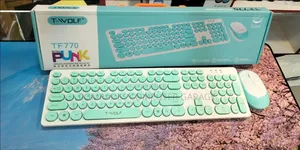 T-Wolf TF770 Retro Wireless Keyboard Mouse Combo