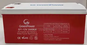 GreenPower European Gel Deep Cycle Solar Battery 12V 200Ah