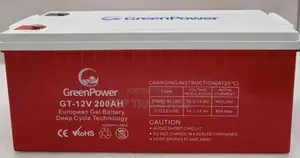 GreenPower European Gel Deep Cycle Solar Battery 12V 200Ah