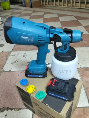 Makita CORDLESS FINE PAINT SPRAYER 88V 2 Battery Charger 3 Nozzles