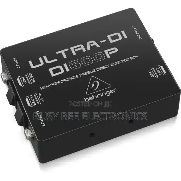 Behringer ULTRA-DI DI600P Passive Direct Injection (DI) Box
