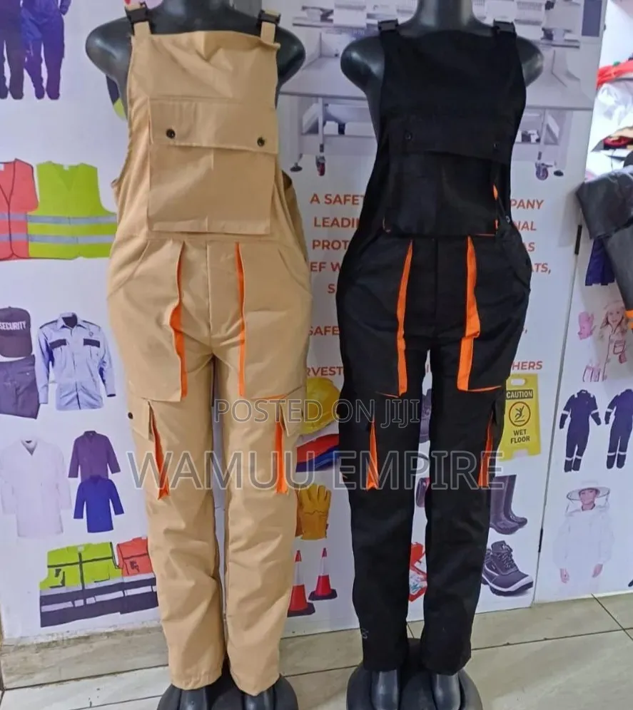 Twill Workwear Cargo Overalls