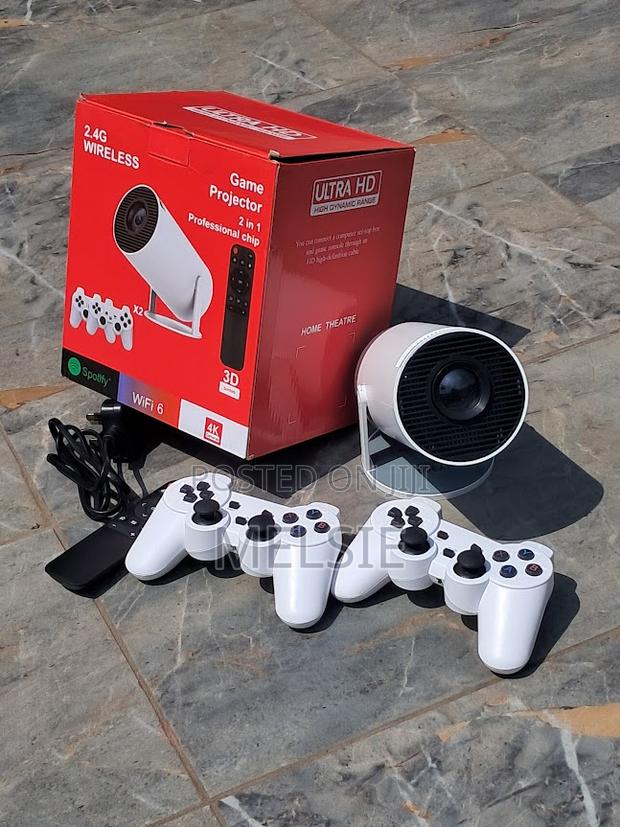 Wireless Mini Projector With Dual Game Controllers - thumbnail 2