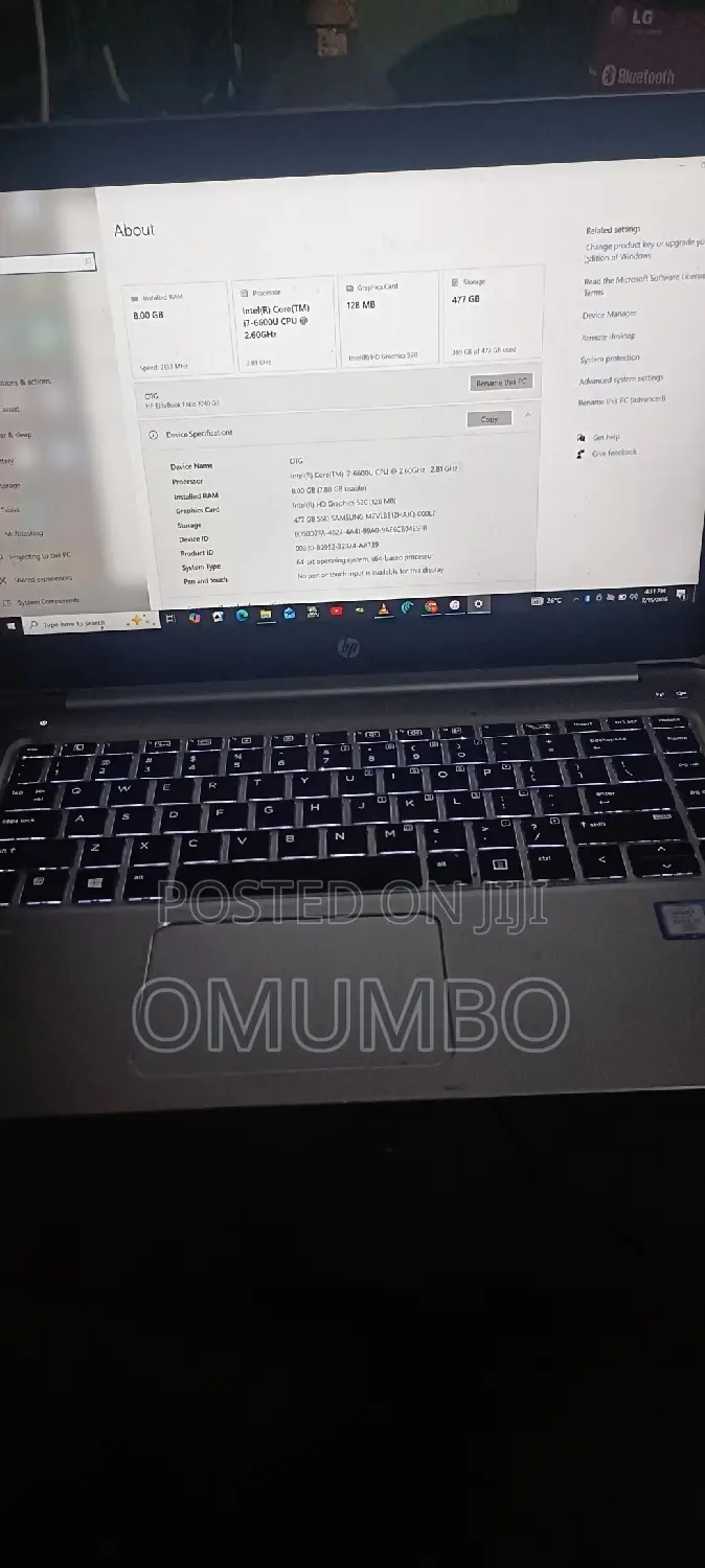 Laptop HP EliteBook 1040 G3 8GB Intel Core i7 SSD 512GB