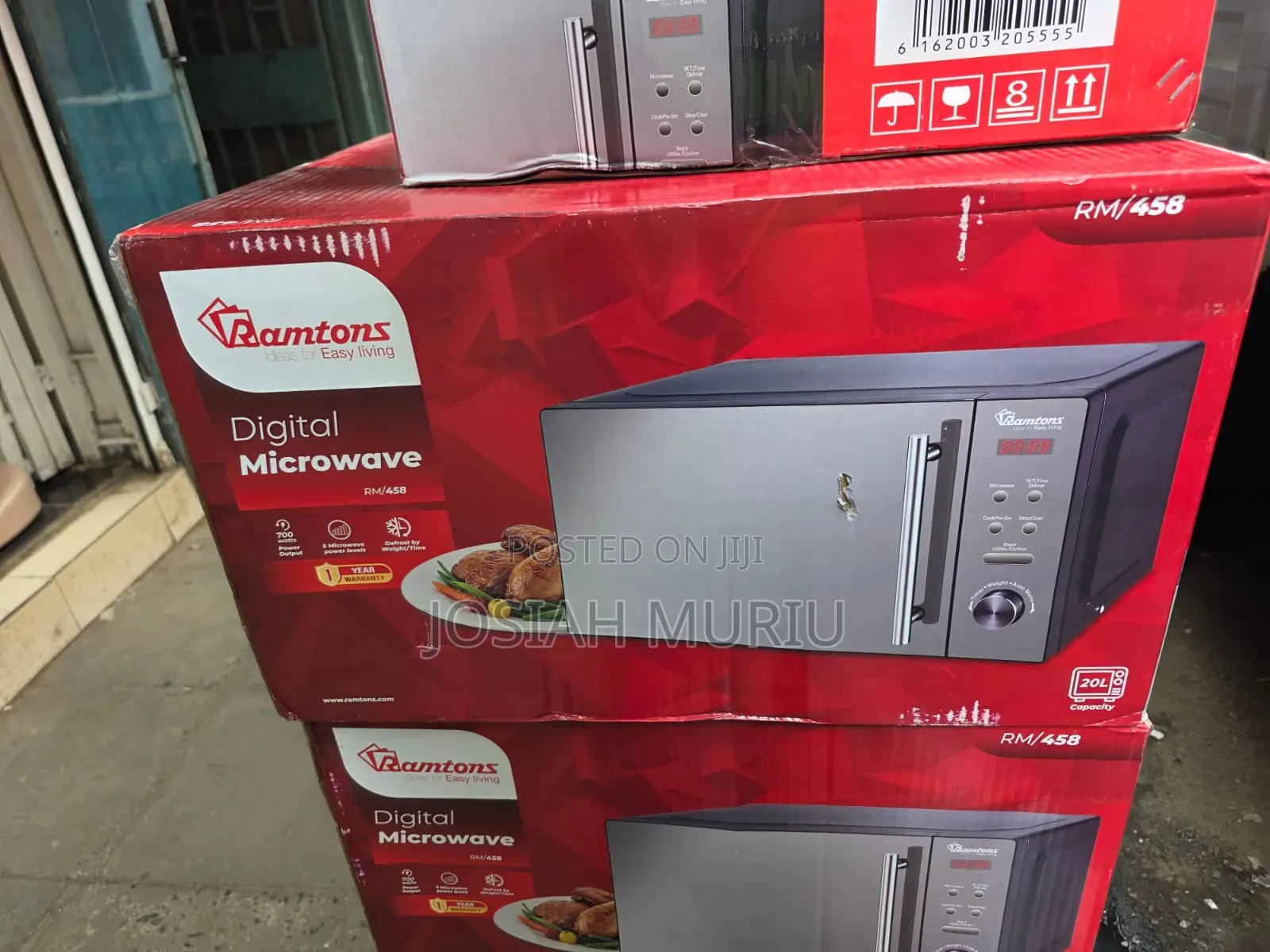 Ramtons Microwave Glass Finish