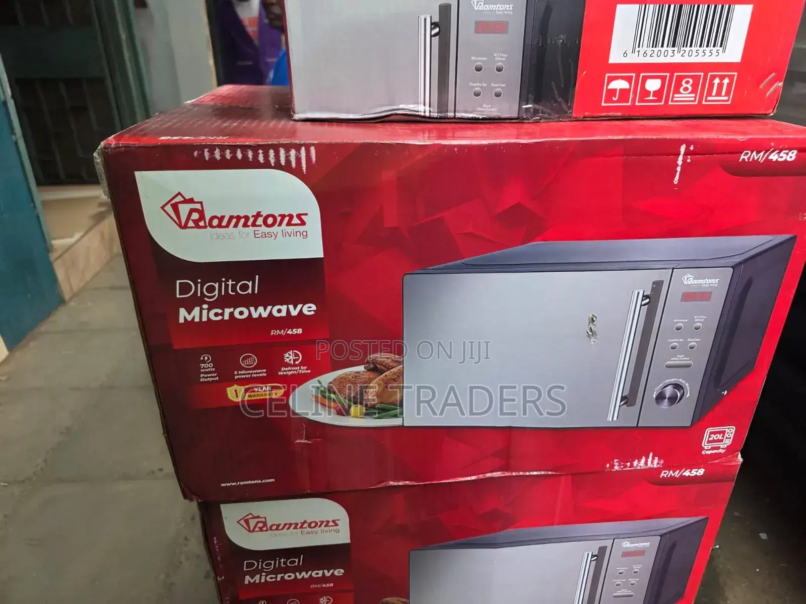 Ramtons Microwave Glass Finish