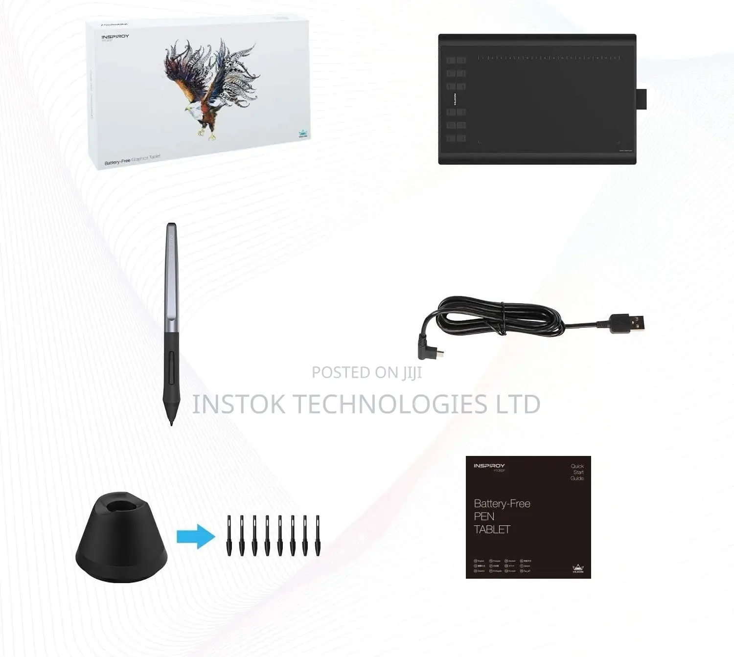 HUION Inspiroy H1060P Graphics Drawing Tablet 10 X 6.25 Inches 8192ppi