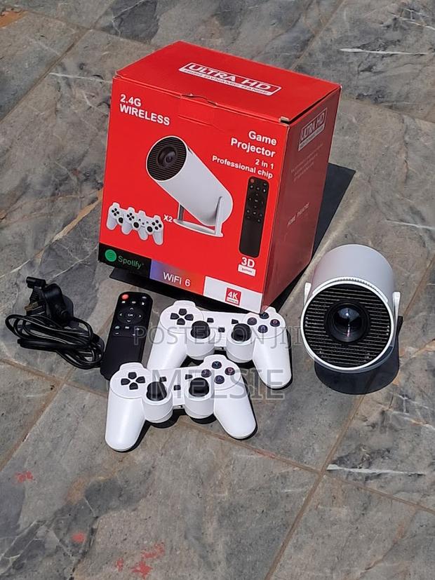 Compact Portable Projector With Built-in Games