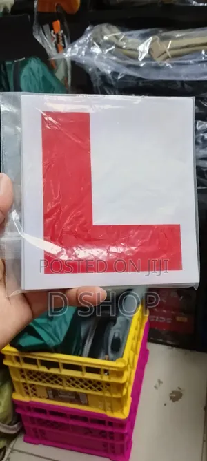 Waterproof L Sign Car Stickers