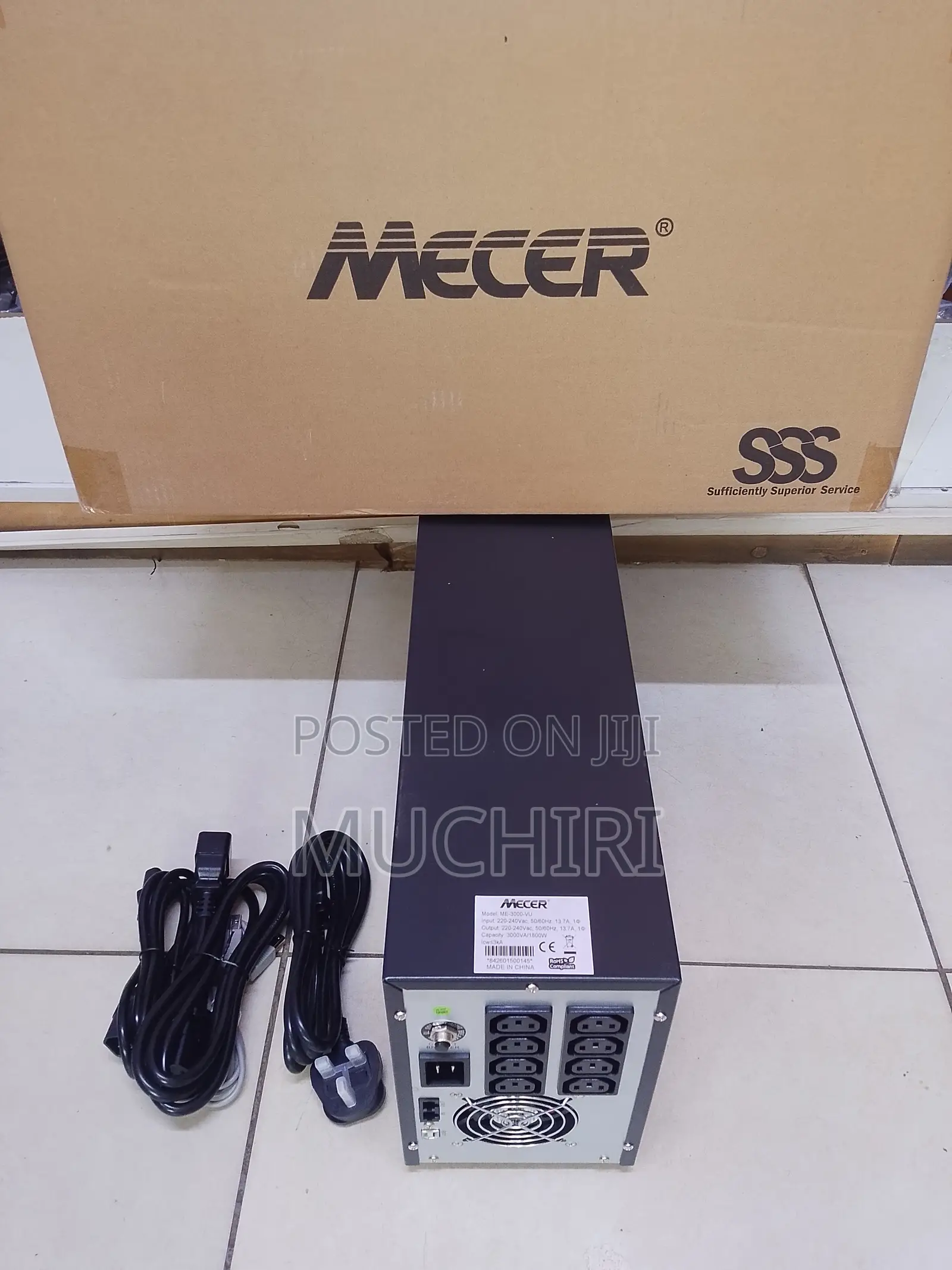 Mecer 3kva Line Interactive Ups Me-3000-Vu 2400w