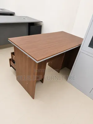 Modern Office Desk With 3 Drawers -Wooden Computer Table