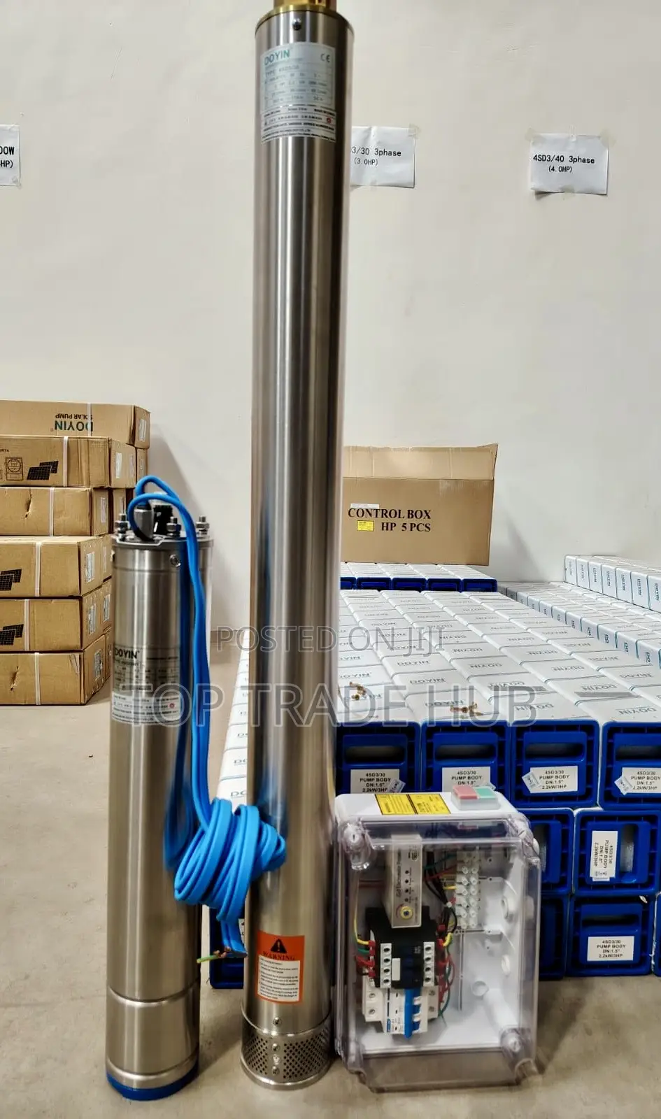 Doyin 4sd3/30 AC Submersible Water Pump 3phase 215m Head